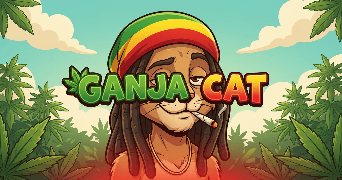 Ganja Cat Slot Demo by DarkByte slot cover image