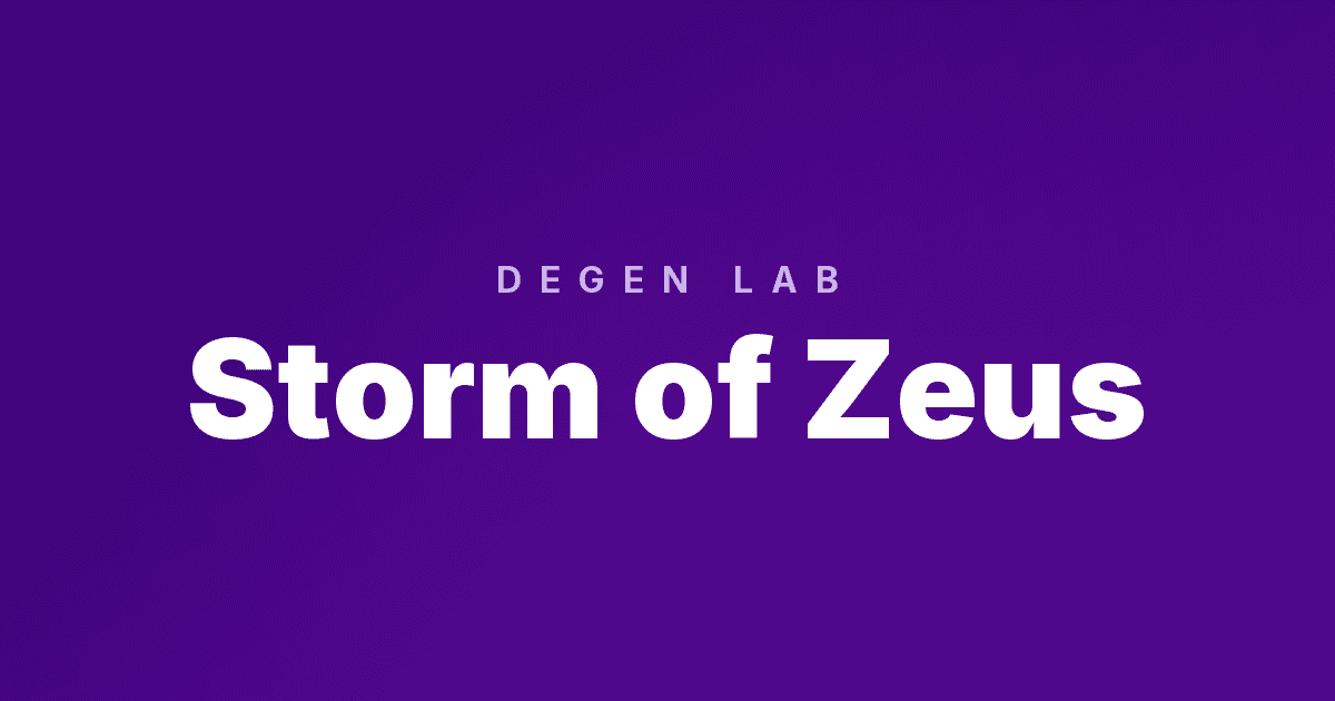 Storm of Zeus slot cover image