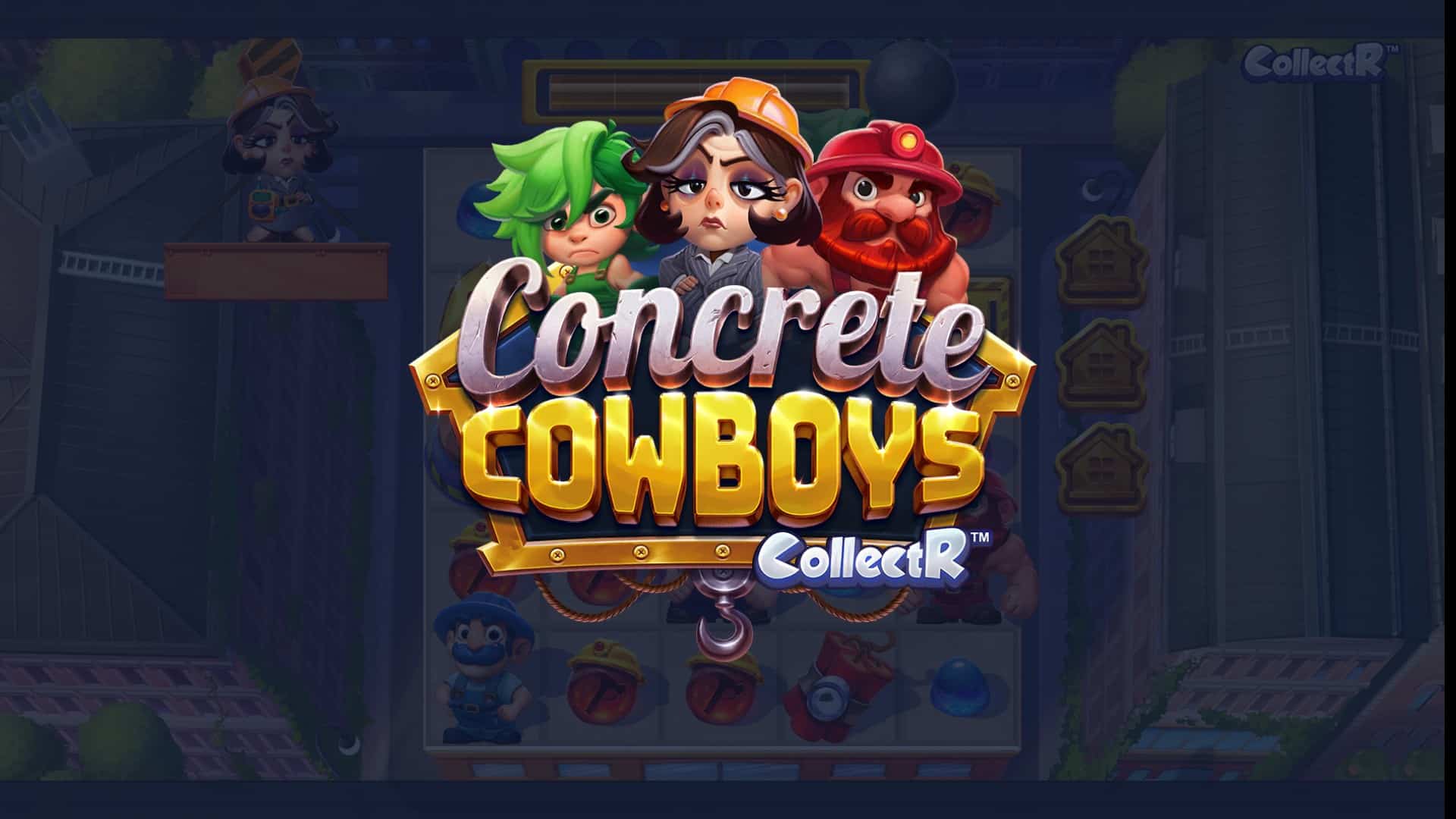 Concrete Cowboys slot intro screen