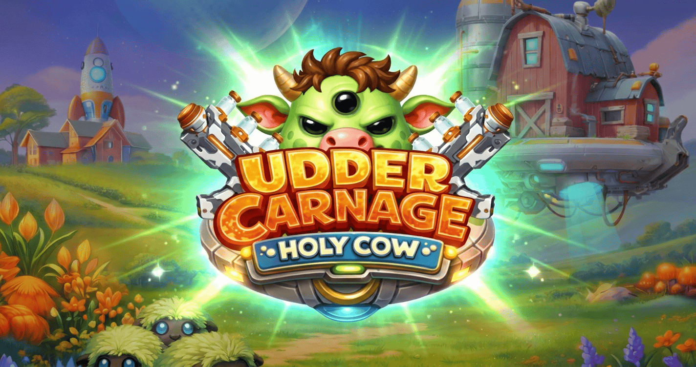 Udder Carnage Holy Cow Slot Demo by Gaming Corps slot cover image