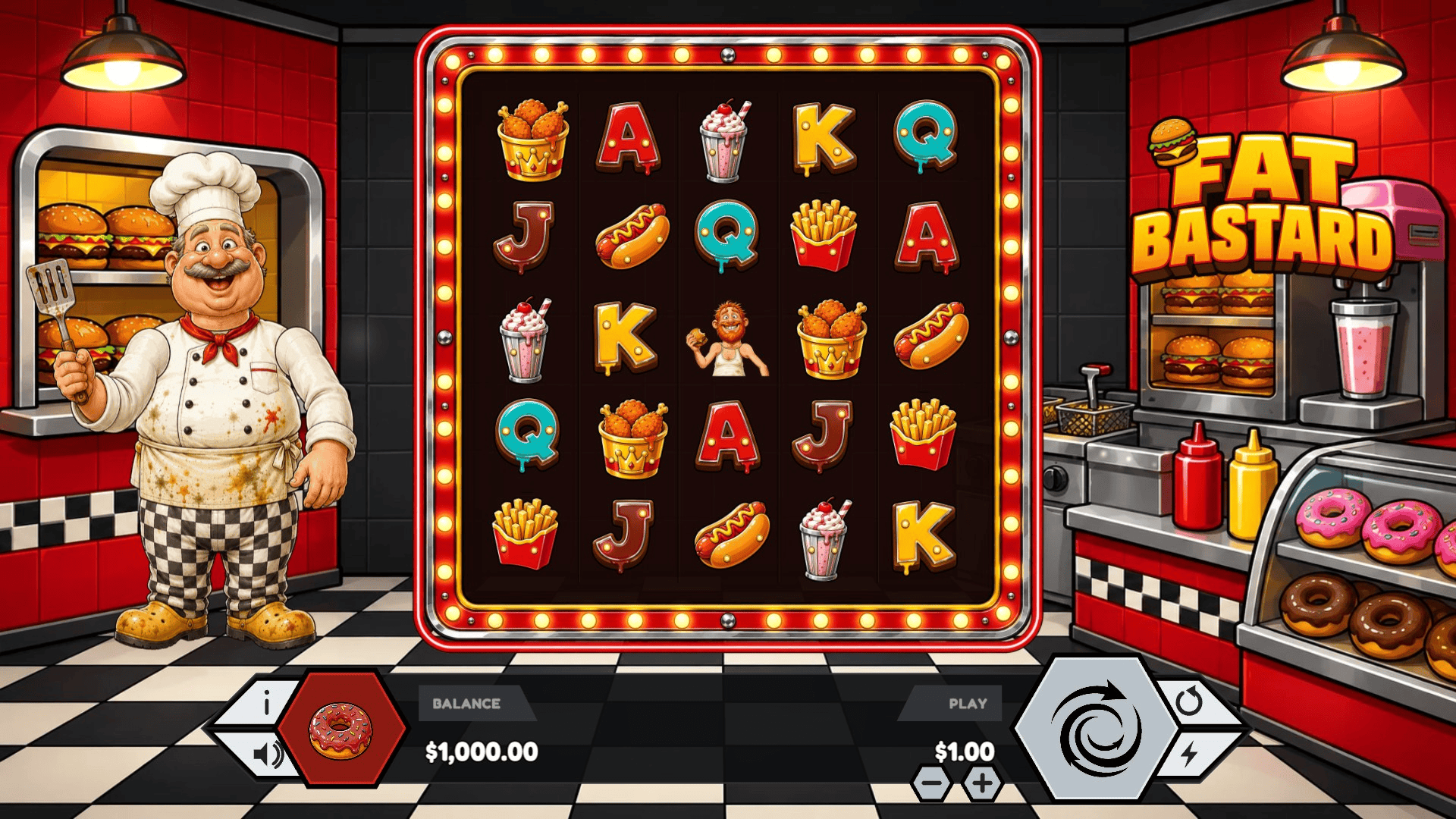 Fat Bastard slot gameplay reels