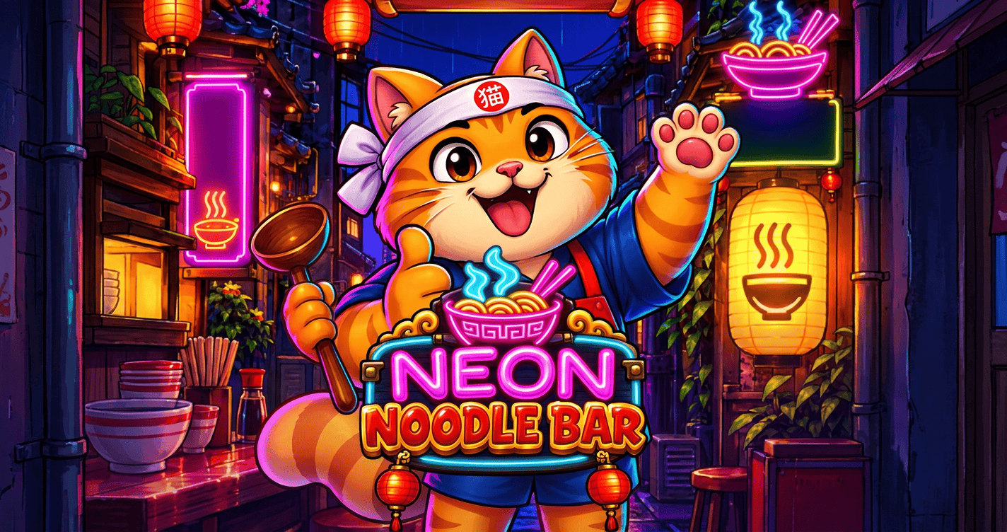 Neon Noodle Bar Slot Demo by Hammer Head Gaming slot cover image