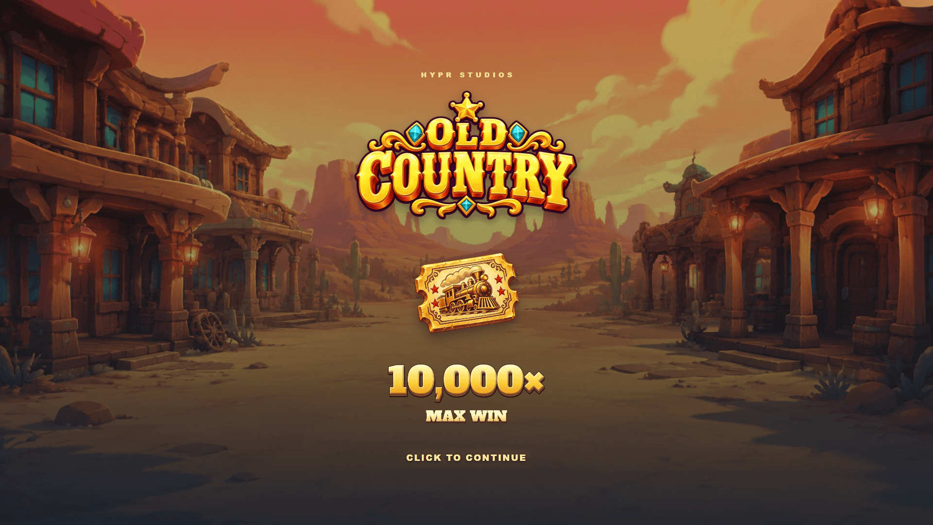 Old Country slot intro screen