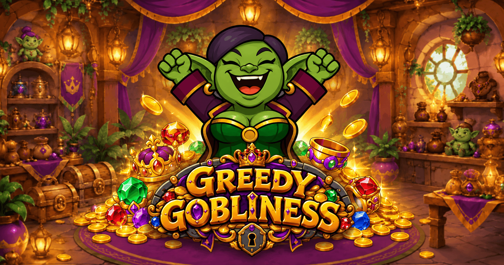 Greedy Gobliness Slot Demo by Kek Studios slot cover image