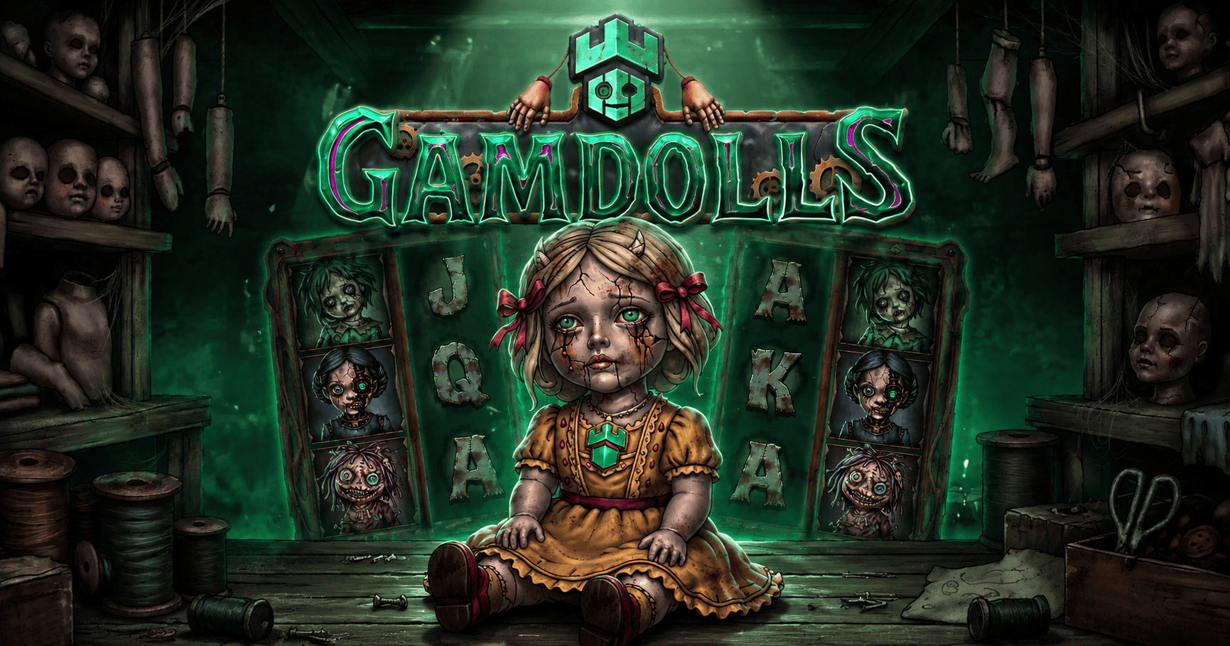 Gamdolls Slot Demo by Kitsune Studios slot cover image