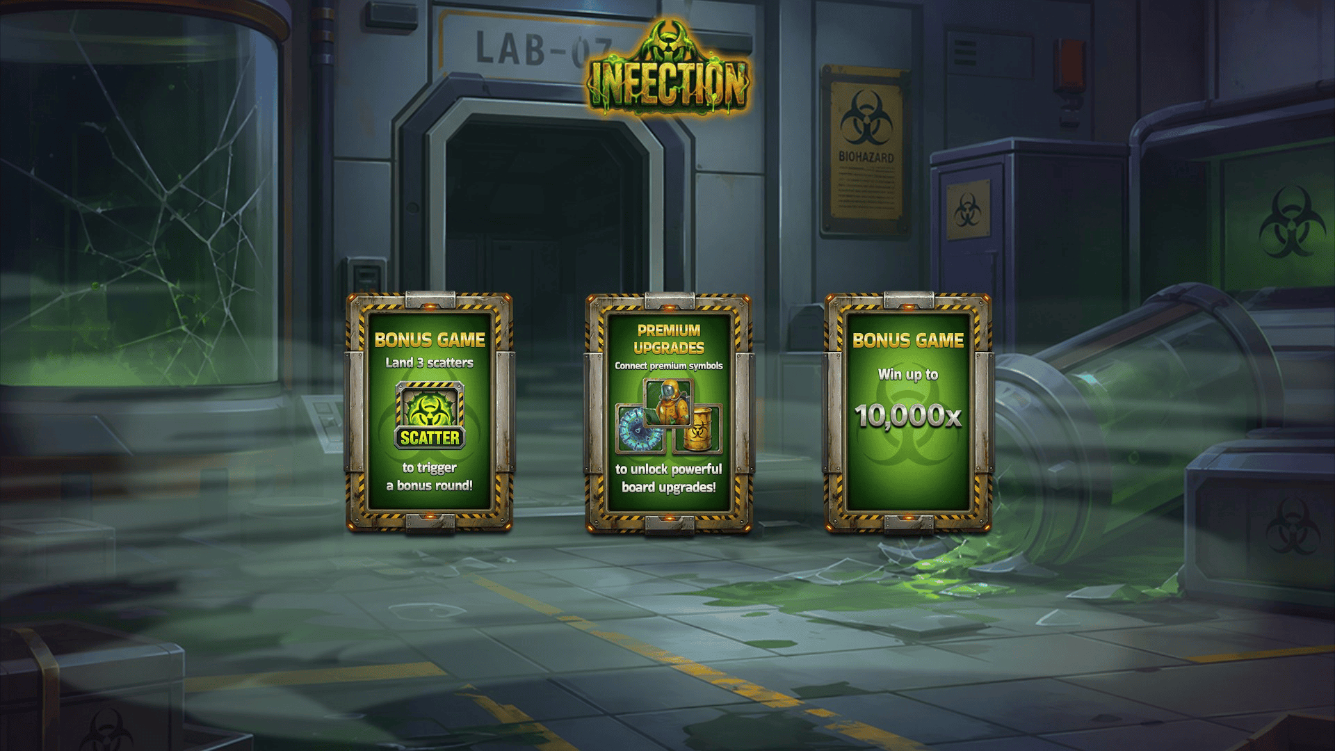 Infection slot intro screen