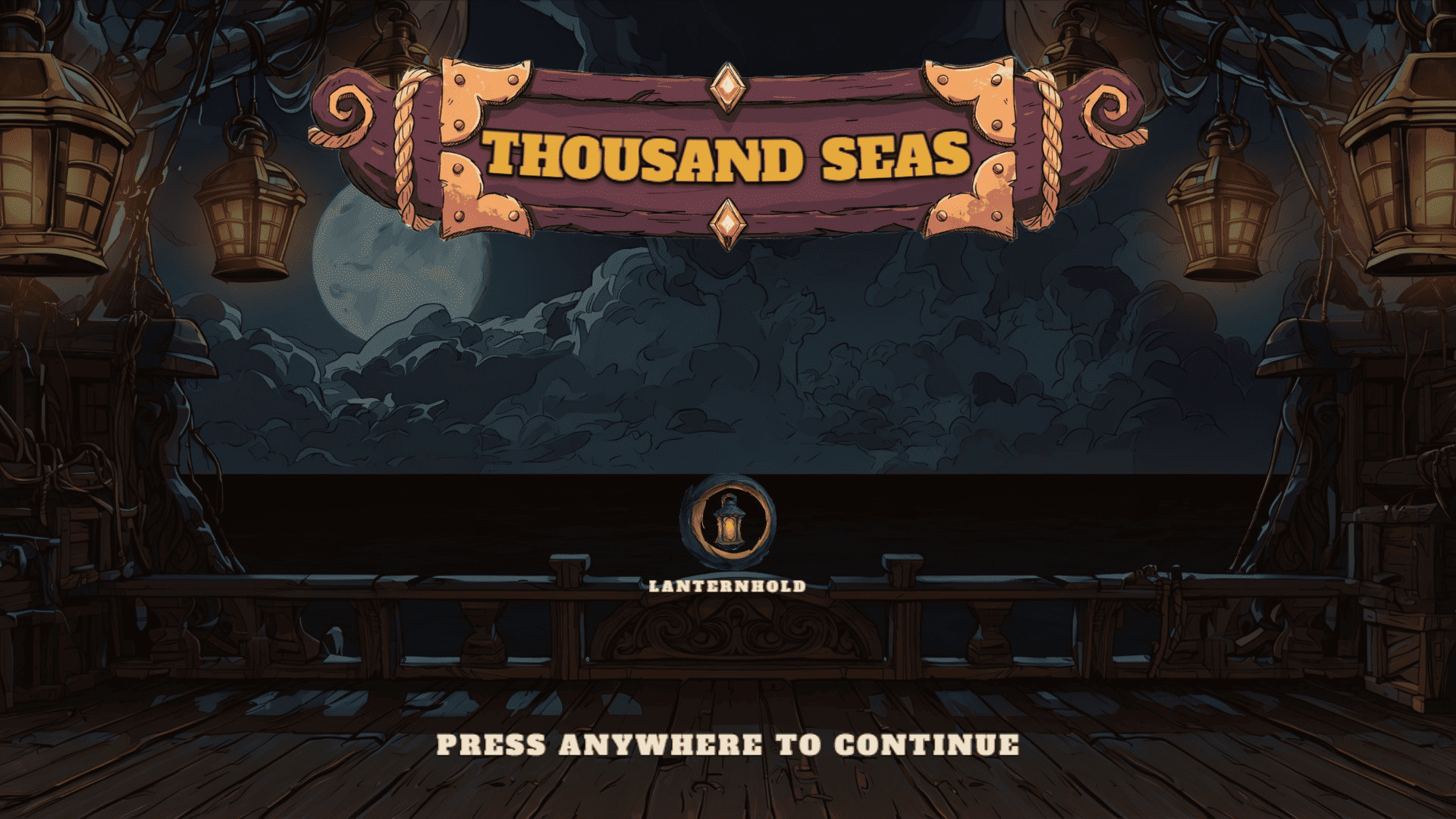 Thousand Seas slot intro screen
