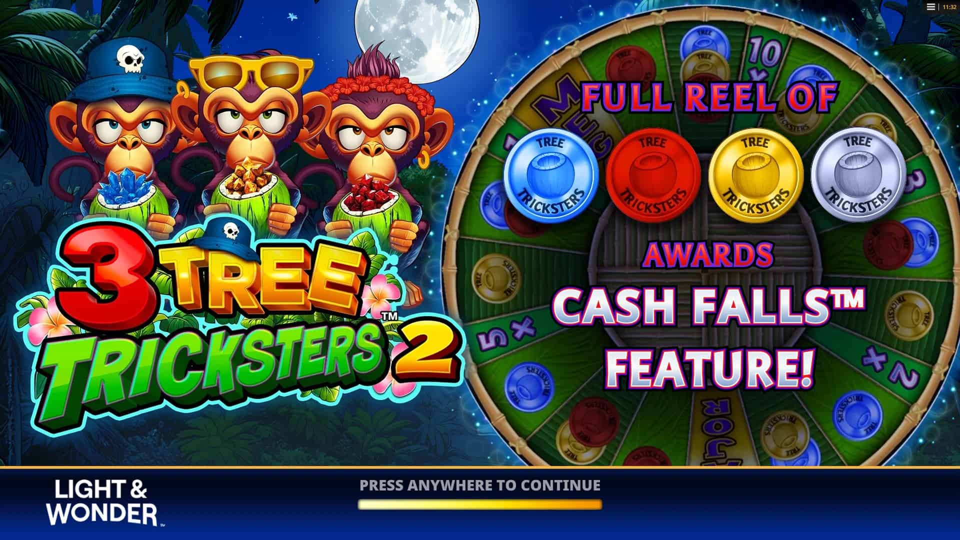 3 Tree Tricksters 2 slot intro screen