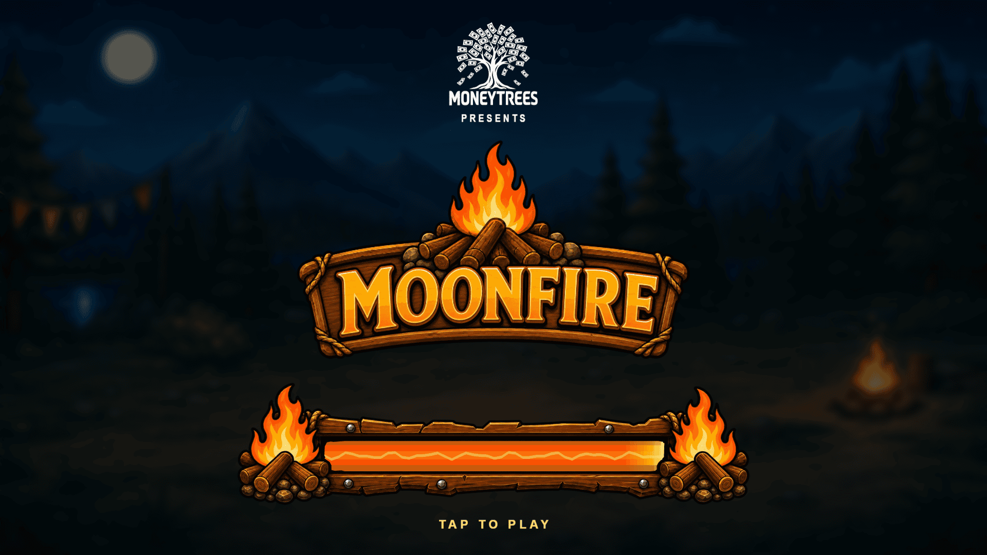 Moonfire slot intro screen
