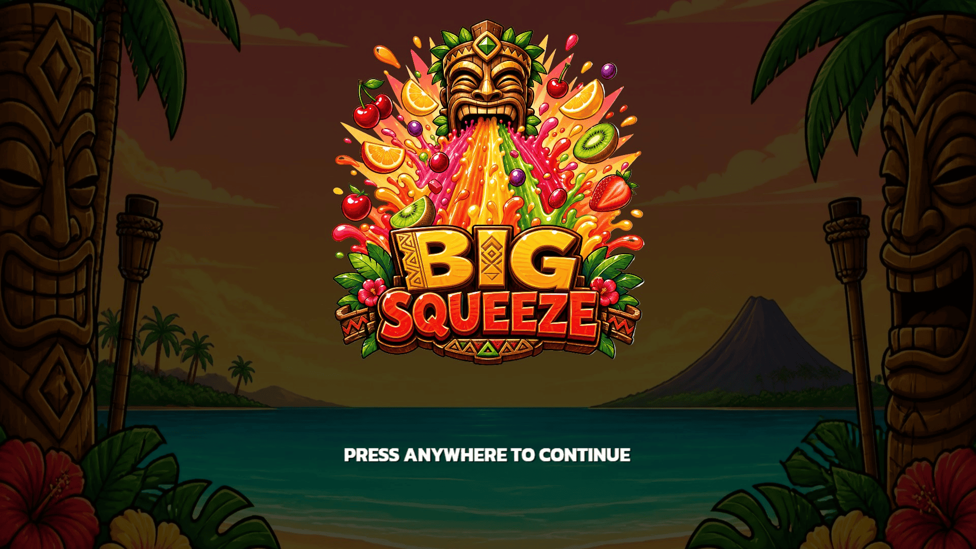 Big Squeeze slot intro screen