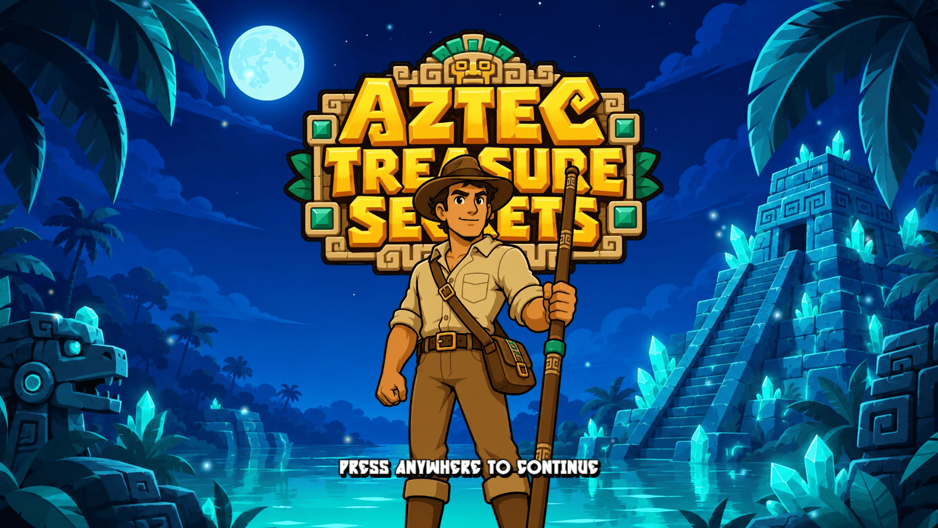 Aztec Treasure Secrets slot intro screen