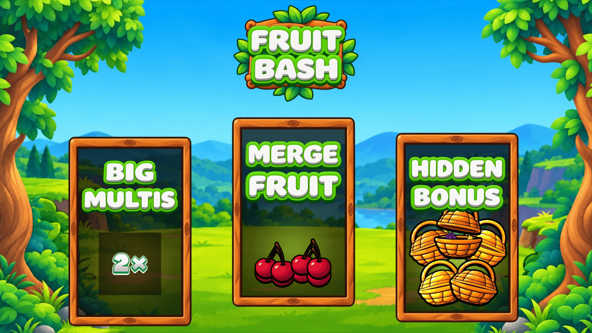 Fruit Bash slot intro screen