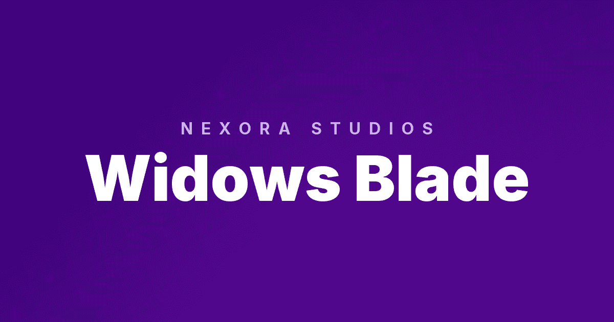 Widows Blade slot cover image