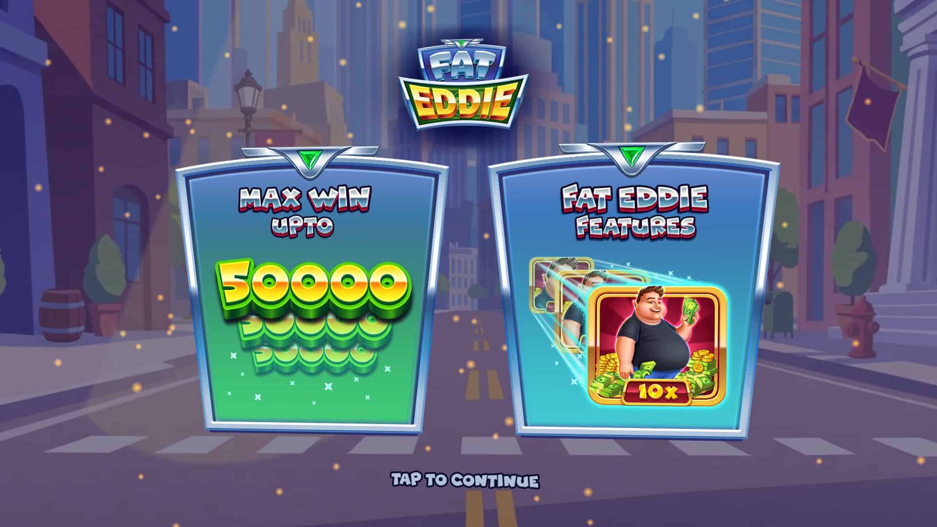 Fat Eddie slot intro screen