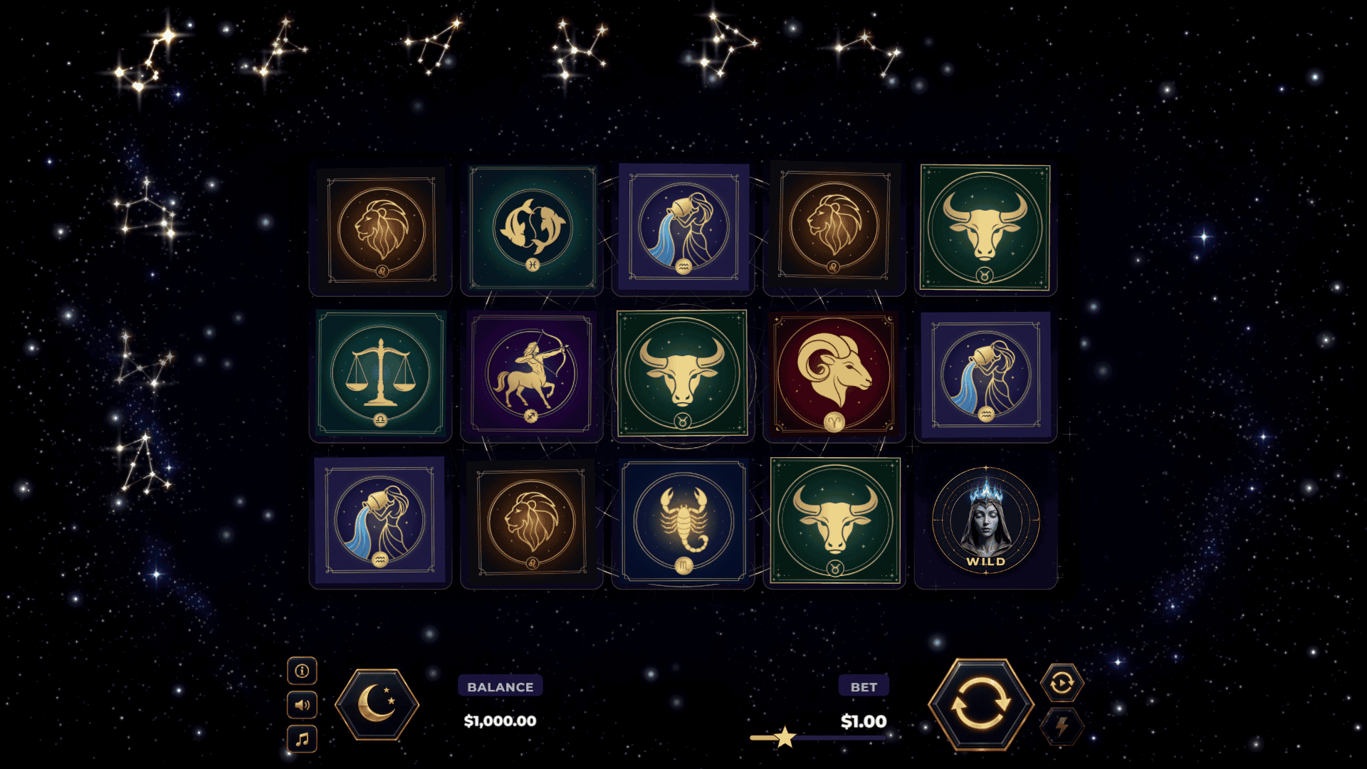 Zodiac Fortune slot gameplay reels