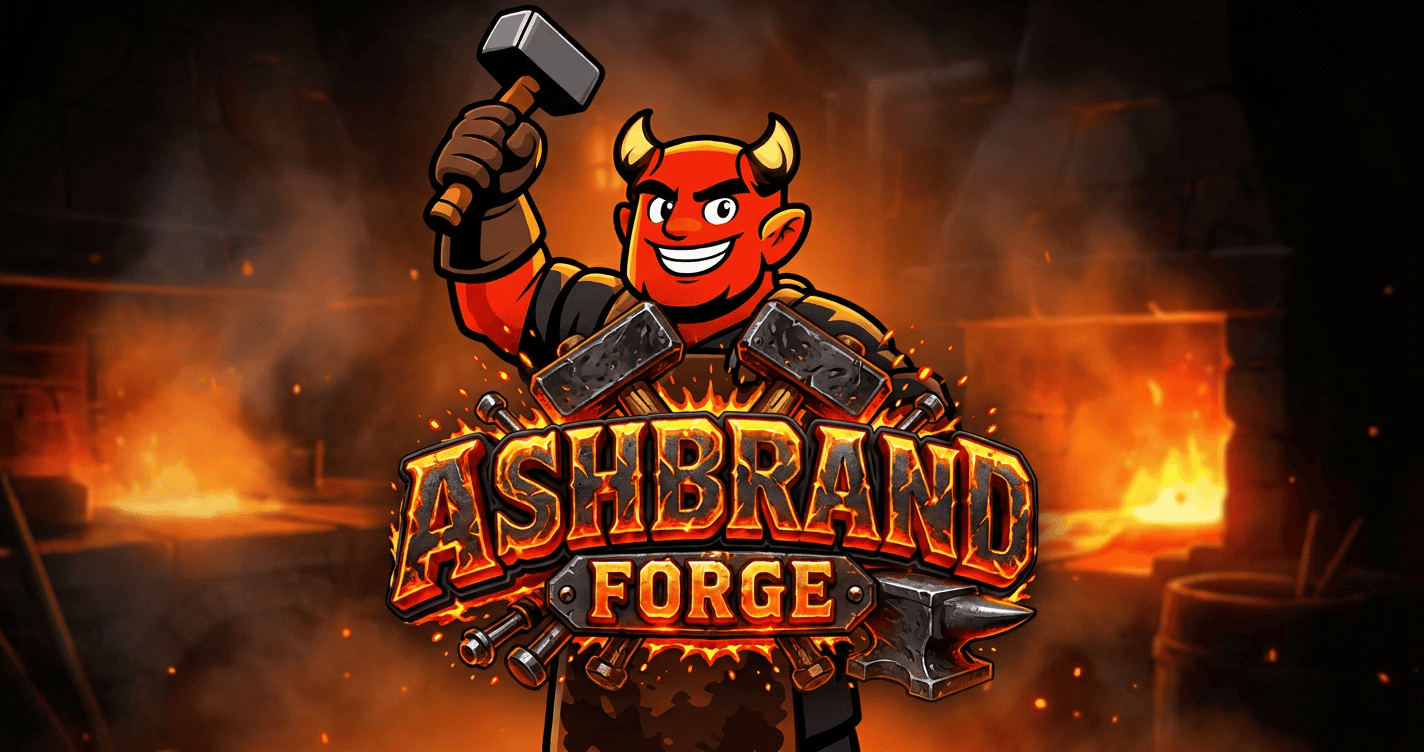 Ashbrand Forge Slot Demo by Orvanta slot cover image