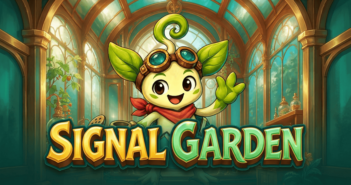 Signal Garden Slot Demo by Outback Gaming slot cover image