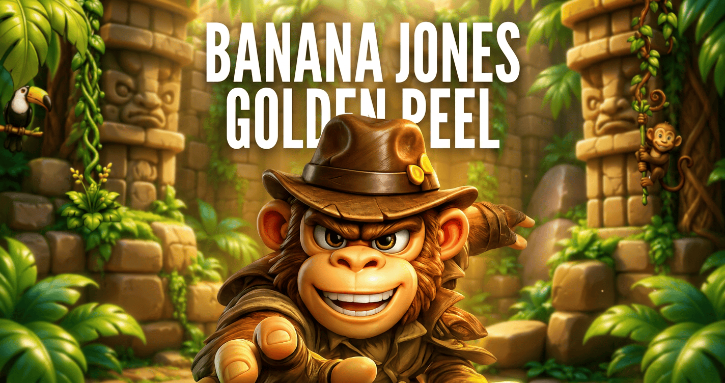 Banana Jones: Golden Peel Slot Demo by Pelegra Games slot cover image