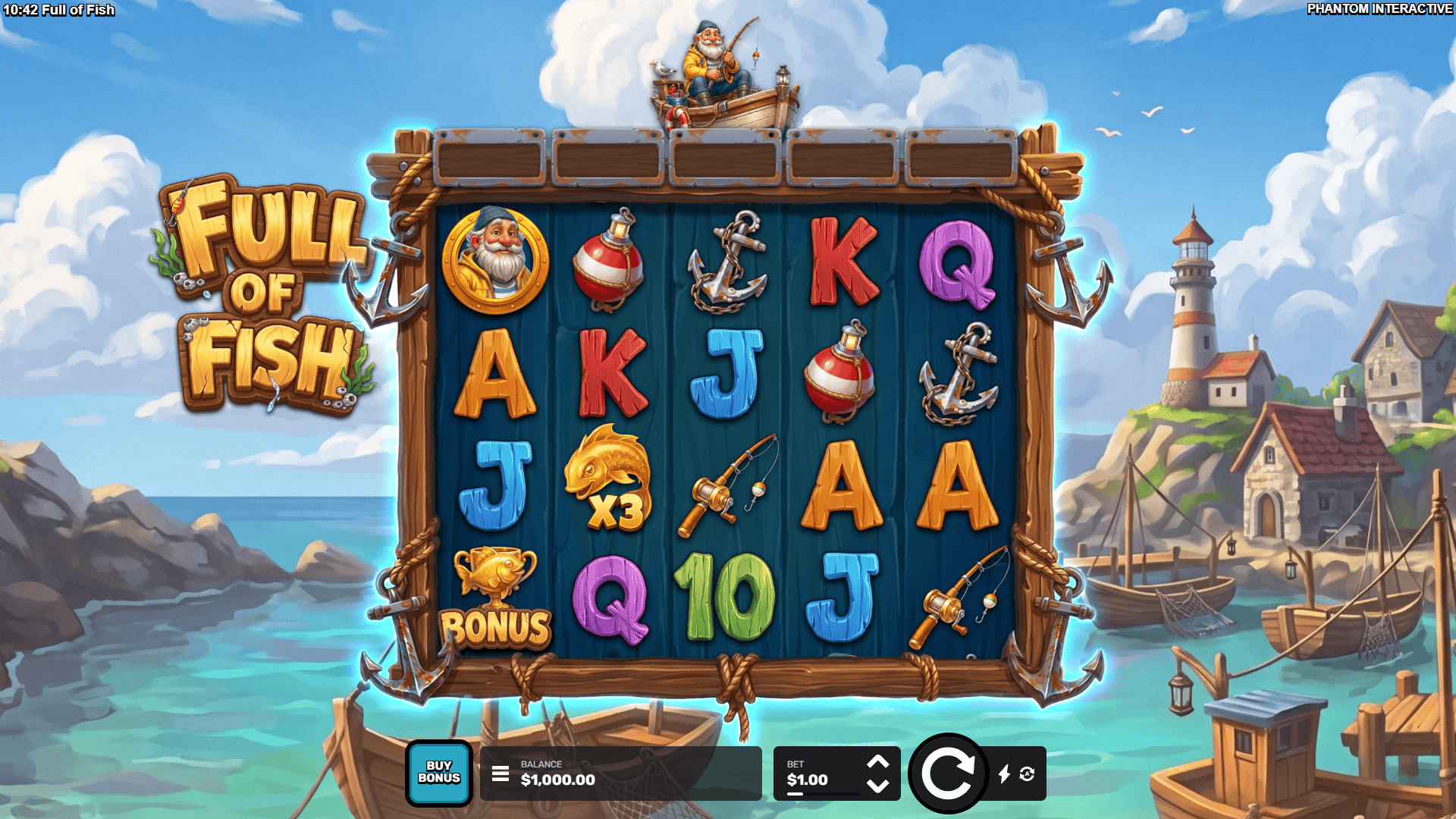 Full Of Fish slot gameplay reels
