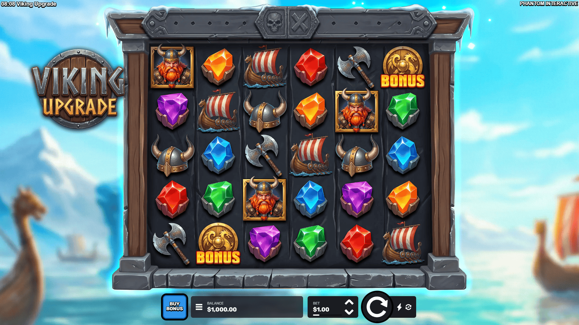 Viking Upgrade slot gameplay reels