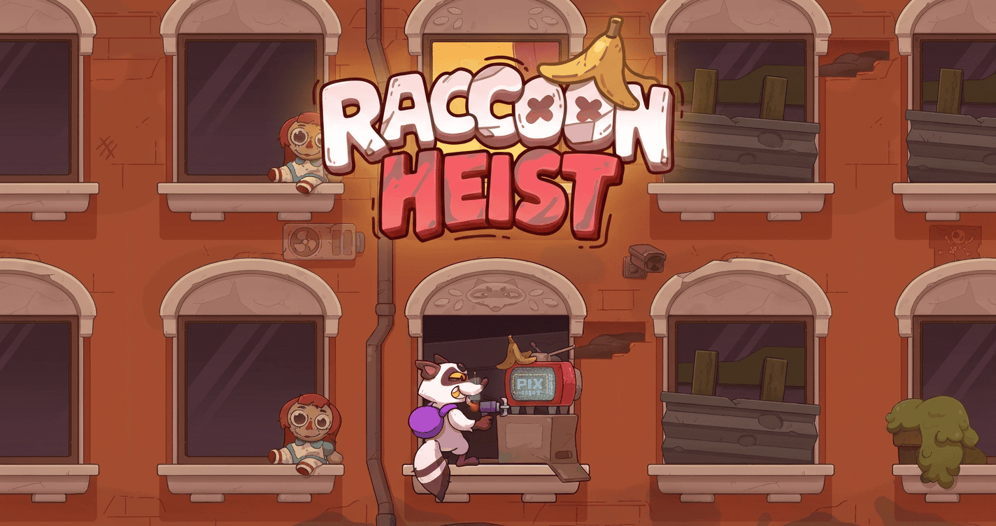 Raccoon Heist Slot Demo by Pixmove Games slot cover image