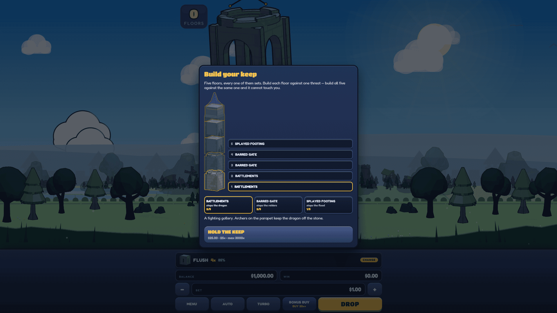 Ascend bonus buy menu