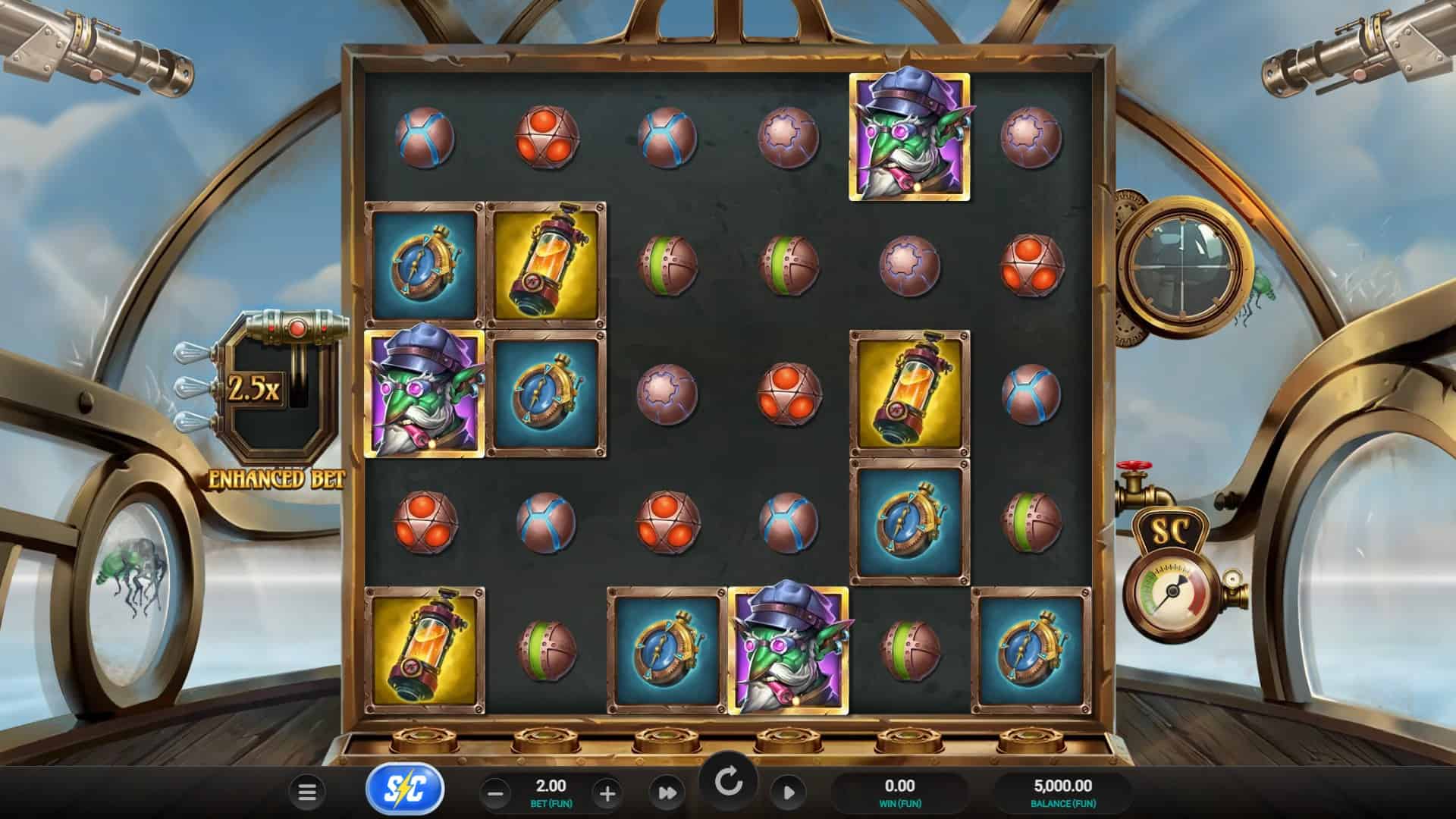 Cloudforge slot gameplay reels