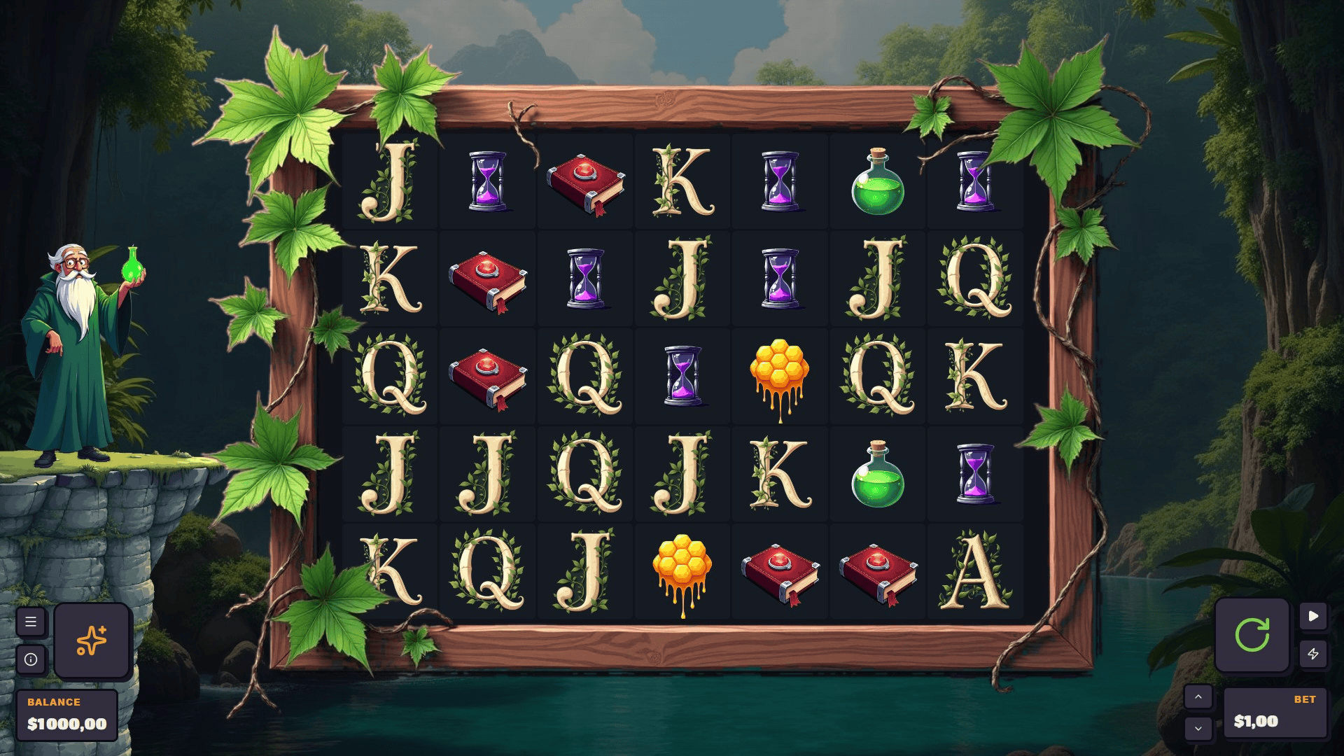 Wildbrew slot gameplay reels