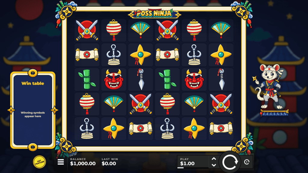 Skeetgaming poss ninja slot game preview