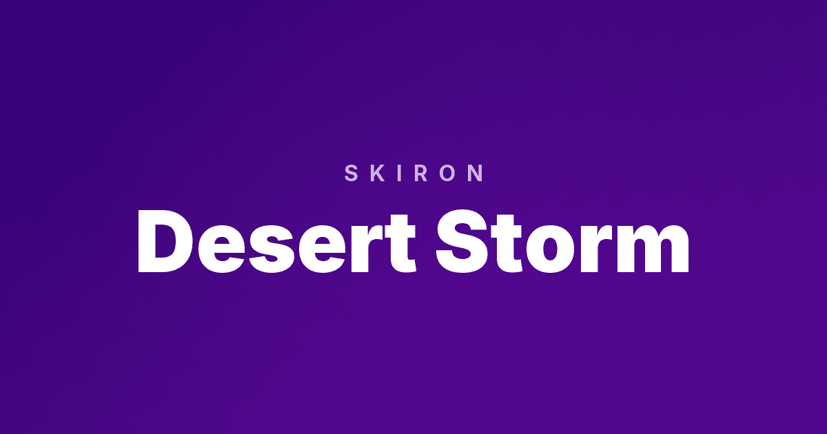 Desert Storm slot cover image