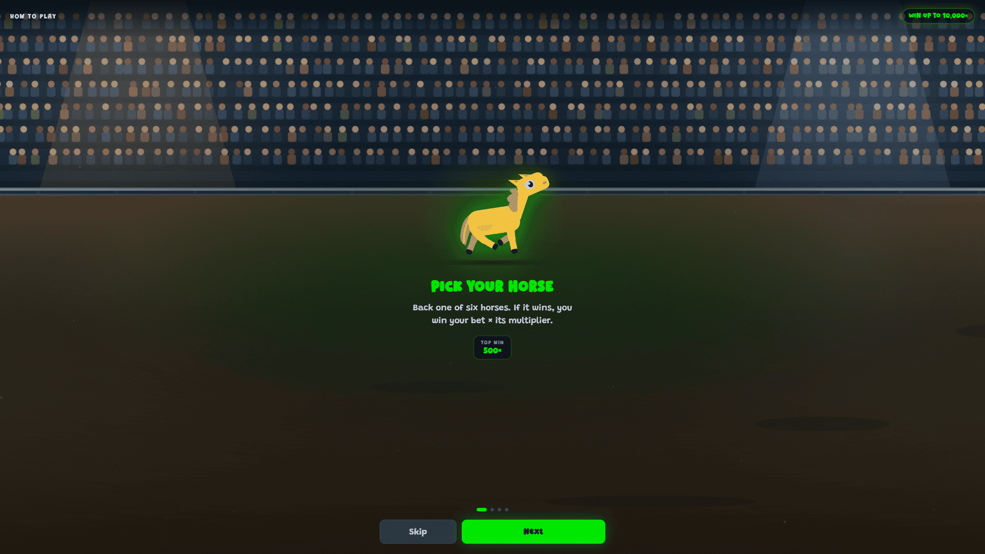 Horsey: Golden Derby slot intro screen