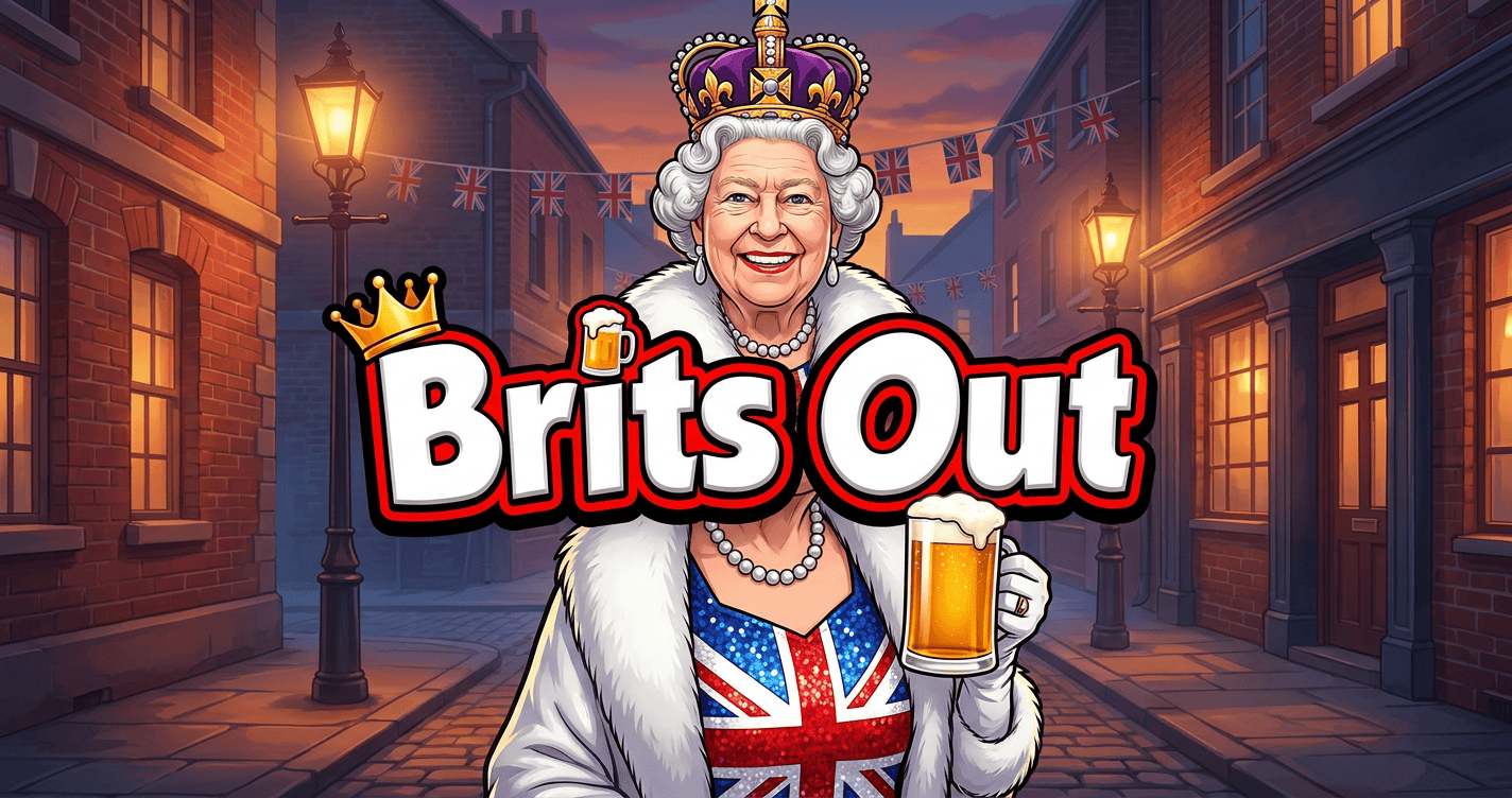Brits Out Slot Demo by Spinforge Studios slot cover image