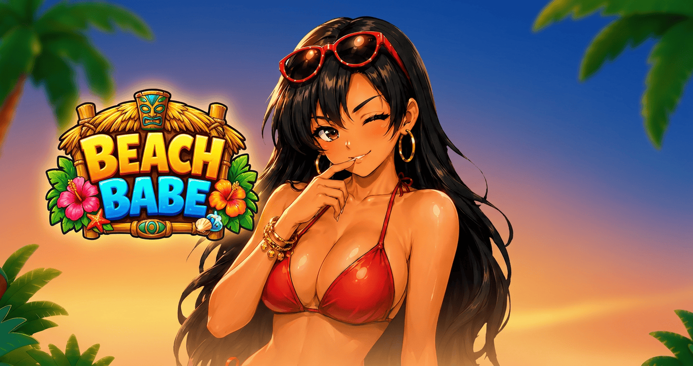 Beach Babe Slot Demo by Stitch And Glitch Studio slot cover image