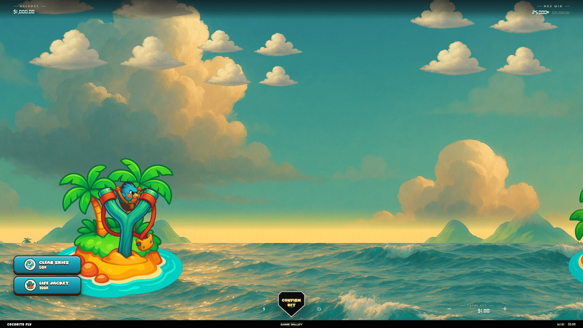 Cocorito Fly slot gameplay reels