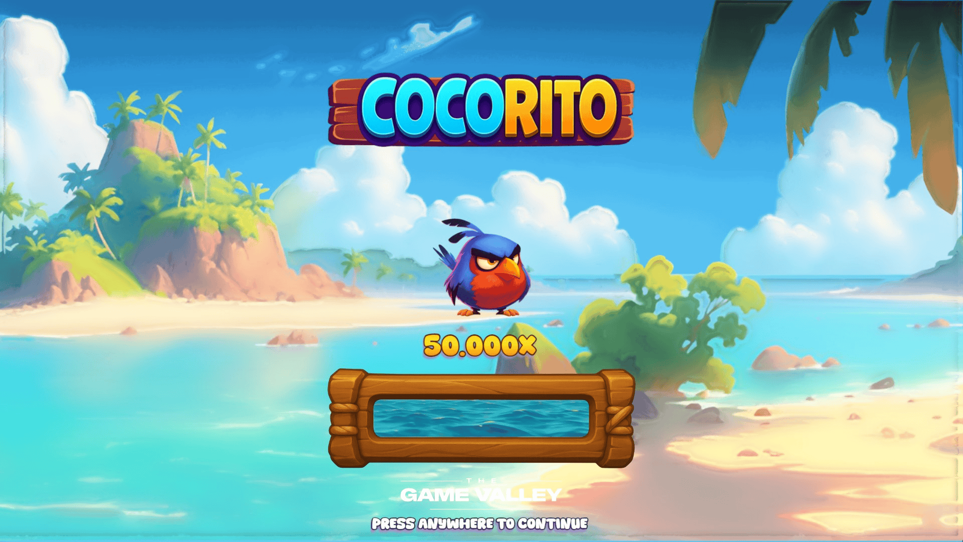 Cocorito slot intro screen