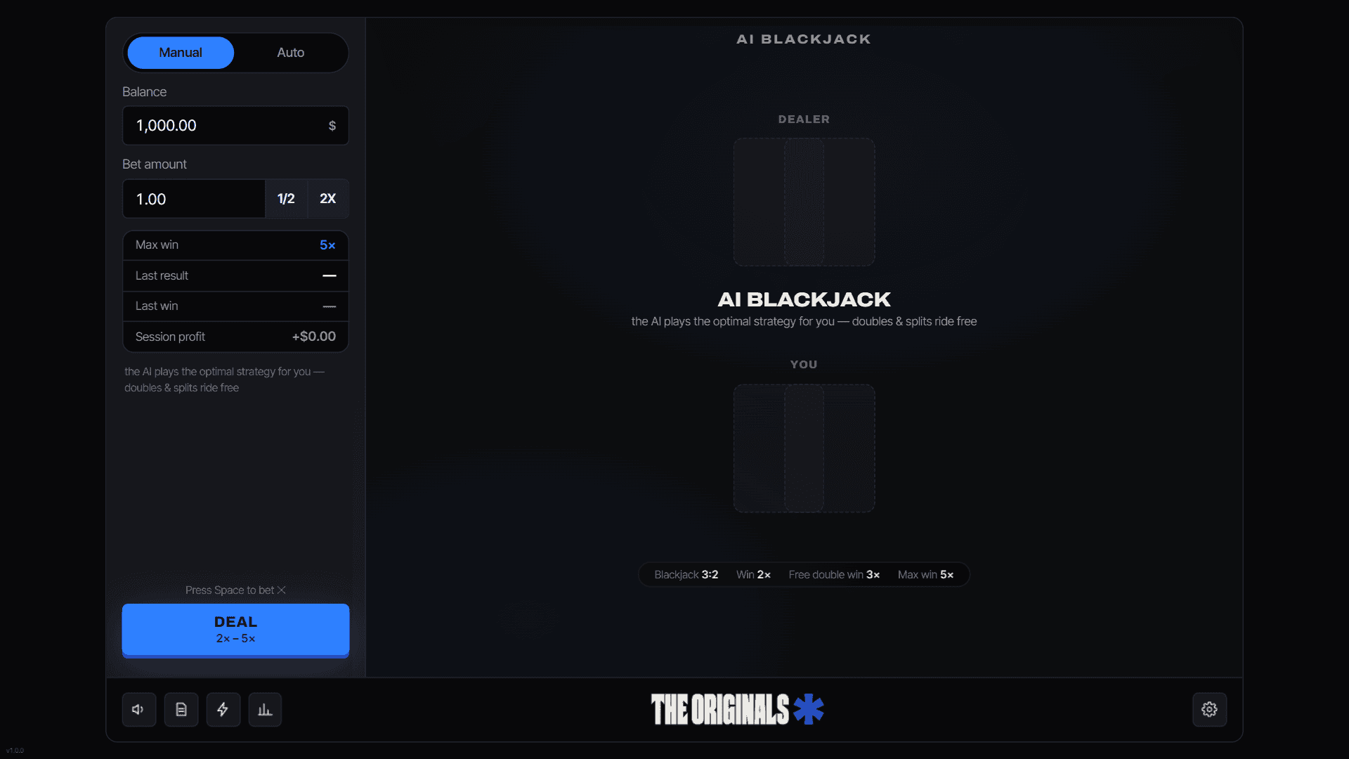 AI Blackjack slot gameplay reels