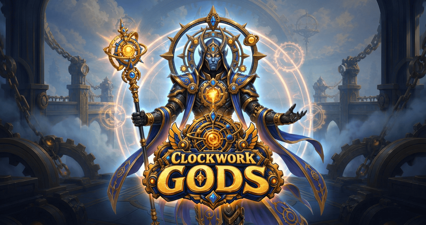 Clockwork Gods Slot Demo by Titanforge Studios slot cover image
