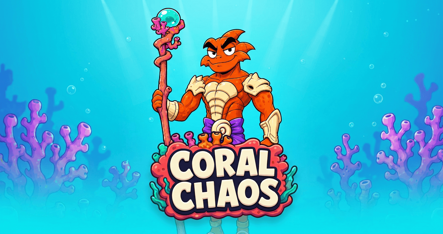 Coral Chaos Slot Demo by Toon Volt slot cover image