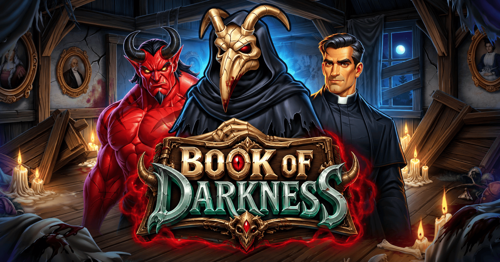 Book Of Darkness Slot Demo by Traumatic Play slot cover image