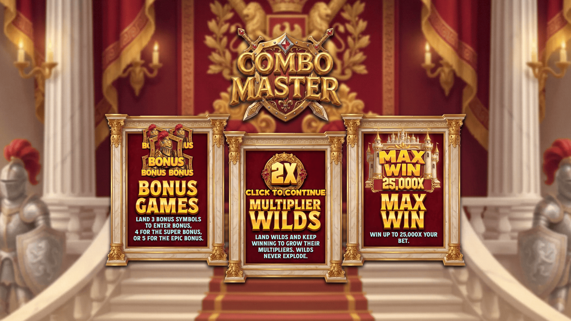 Combo Master slot intro screen