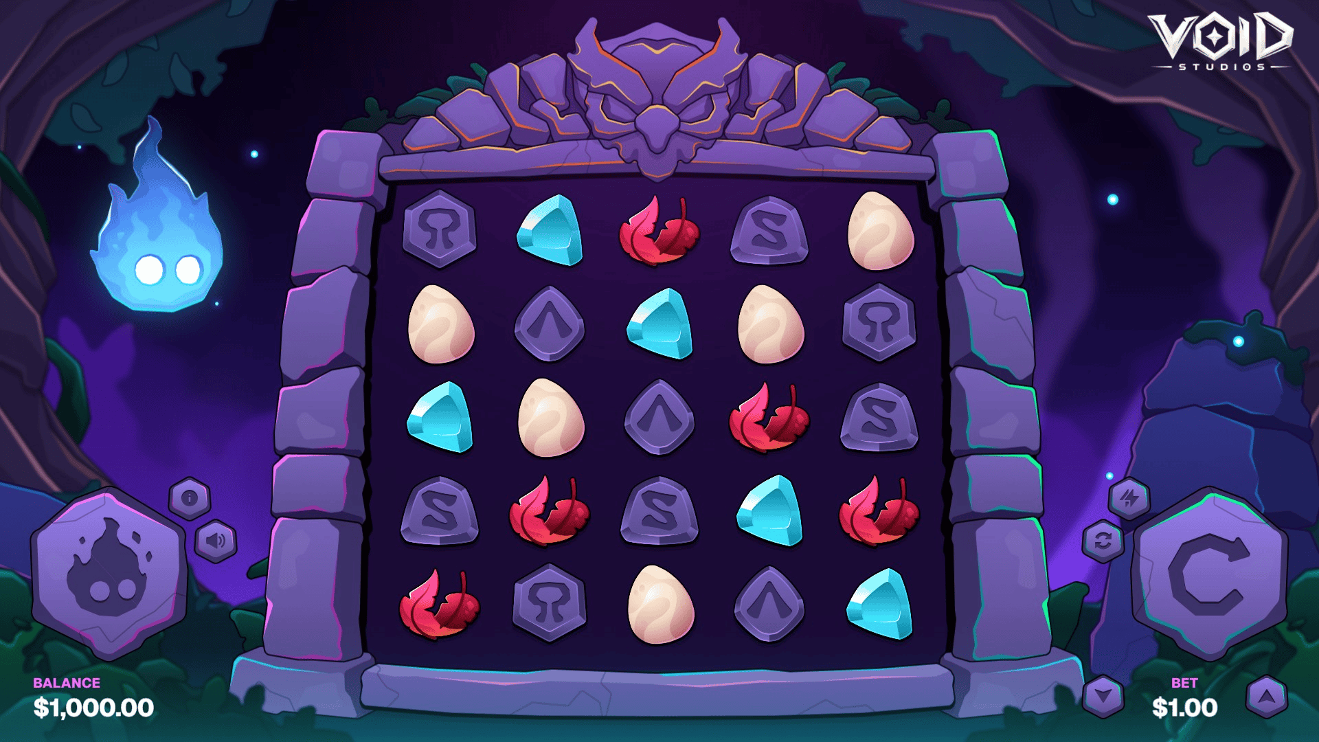 Mystic Wilds slot gameplay reels