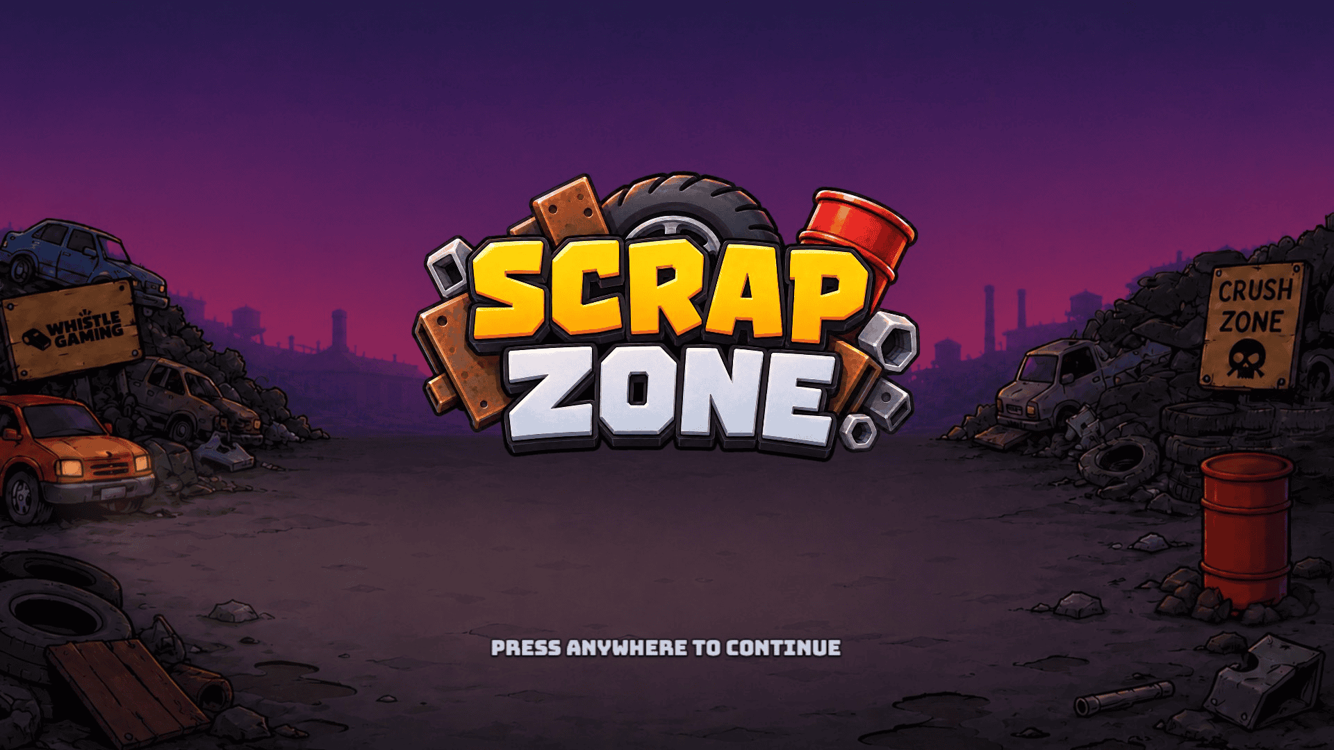 Scrap Zone slot intro screen